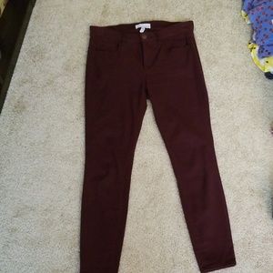 Loft Cranberry Leggings